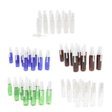 Max 12 Pieces Empty 360 Rotation Spray Refillable Bottle Atomizer Transparent