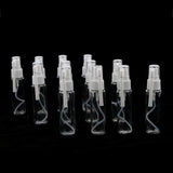 Max 12 Pieces Empty 360 Rotation Spray Refillable Bottle Atomizer Transparent