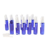 Max 12 Pieces Empty 360 Rotation Spray Refillable Bottle Atomizer Blue