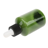 Maxbell 12 Pieces Refillable Empty Dropper Bottle 50ml Black Cap White Dropper