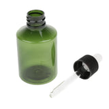 Maxbell 12 Pieces Refillable Empty Dropper Bottle 50ml Black Cap White Dropper