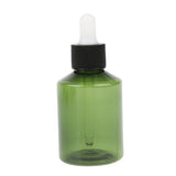 Maxbell 12 Pieces Refillable Empty Dropper Bottle 50ml Black Cap White Dropper