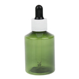 Maxbell 12 Pieces Refillable Empty Dropper Bottle 50ml White Cap Black Dropper