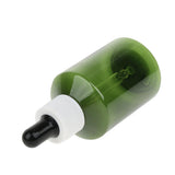 Maxbell 12 Pieces Refillable Empty Dropper Bottle 50ml White Cap Black Dropper
