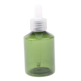 Maxbell 12 Pieces Refillable Empty Dropper Bottle 50ml Clear Cap White Dropper