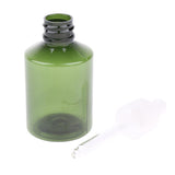Maxbell 12 Pieces Refillable Empty Dropper Bottle 50ml Clear Cap White Dropper