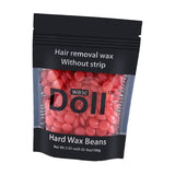 Max Depilatory Hard Wax Beans Pellet Waxing Beads Solid Hair Removal Strawberry