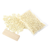 Max 500g Hot Film Hard Wax Beans Hair Removal Beads +10 Sticks Cream