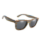 Max Wood Vintage Retro Polarized Uv Protection Fashion Sunglasses Eyeware Gray
