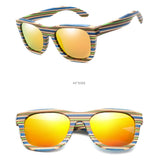 Max Wood Vintage Retro Polarized Uv Protection Fashion Sunglasses Eyeware Orange