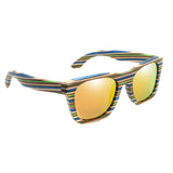 Max Wood Vintage Retro Polarized Uv Protection Fashion Sunglasses Eyeware Orange