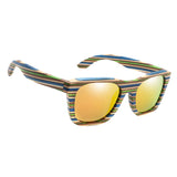 Max Wood Vintage Retro Polarized Uv Protection Fashion Sunglasses Eyeware Orange