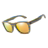 Max Wood Vintage Retro Polarized Uv Protection Fashion Sunglasses Eyeware Orange