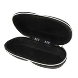 Max AEV Zipper Sunglasses Eyeglasses Hard Case Glasses Box Holder Pouch Black 01