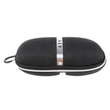 Max AEV Zipper Sunglasses Eyeglasses Hard Case Glasses Box Holder Pouch Black 01