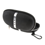 Max AEV Zipper Sunglasses Eyeglasses Hard Case Glasses Box Holder Pouch Black 01