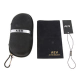 Max AEV Zipper Sunglasses Eyeglasses Hard Case Glasses Box Holder Pouch Black 01