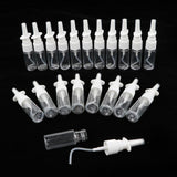 20 Pieces Empty Refillable Nasal Spray Bottles Fine Mist Nose Vials 15ml