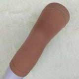Max 1 Pair Women Men Compression Sleeve Calf Knee Stocking Socks Skin Color XL
