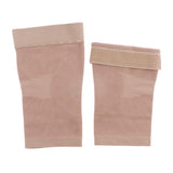 Max 1 Pair Women Men Compression Sleeve Calf Knee Stocking Socks Skin Color XL