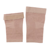 Max 1 Pair Women Men Compression Sleeve Calf Knee Stocking Socks Skin Color XL