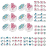 Max 6 Pieces Sleep Earplugs Noise Cancelling Ear Plugs for Sleeping with Case 1#