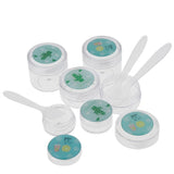 Max 6 Pieces Resuable Travel Sample Bottle Container Makeup Empty Jar Pot Box 4#
