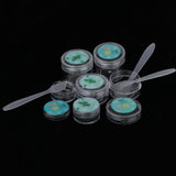 Max 6 Pieces Resuable Travel Sample Bottle Container Makeup Empty Jar Pot Box 4#