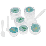 Max 6 Pieces Resuable Travel Sample Bottle Container Makeup Empty Jar Pot Box 4#