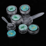 Max 6 Pieces Resuable Travel Sample Bottle Container Makeup Empty Jar Pot Box 4#