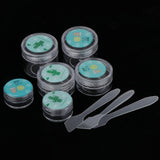 Max 6 Pieces Resuable Travel Sample Bottle Container Makeup Empty Jar Pot Box 4#