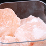 Max Maxb USB Natural Himalayan Salt Lamp Crystal Glow Rock Night Light White Base
