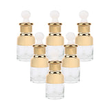 Max Maxb 6 Pieces Glass Pipette Eye Dropper Bottles For Essential Oil Makeup 20ML
