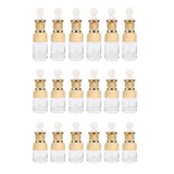 Max Maxb 6 Pieces Glass Pipette Eye Dropper Bottles For Essential Oil Makeup 20ML