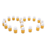 20 Piece Mini Amber Glass Vial Essential Oil Sample Bottles Containter 2ml