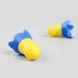 Max 4 Pieces Reusable Silicone Earplugs Hearing Protection Ear Plug for Airplane