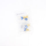 Max 4 Pieces Reusable Silicone Earplugs Hearing Protection Ear Plug for Airplane