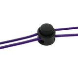 Max Maxb 2 Pieces Flexible Bib Napkin Chains Holder Meal Paper Towel Clip Purple