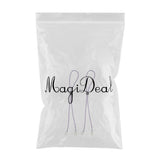 Max Maxb 2 Pieces Flexible Bib Napkin Chains Holder Meal Paper Towel Clip Purple