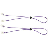 Max Maxb 2 Pieces Flexible Bib Napkin Chains Holder Meal Paper Towel Clip Purple