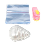 Max 2pcs Bath Bomb Mold Soap Making Mould Tools + Sealer +200 Heat Shrink Bags