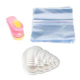 Max 2pcs Bath Bomb Mold Soap Making Mould Tools + Sealer +200 Heat Shrink Bags