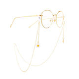 Eyeglasses Gold Chain Glasses Necklace Lanyard Sunglasses Eyewear Retainer 2#