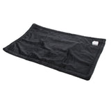 Max Soft Shawl Blanket Shoulder Leg Office Camping Blanket Dark Blue EU Plug