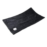 Max Soft Shawl Blanket Shoulder Leg Office Camping Blanket Dark Blue EU Plug