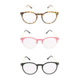 Fashion Uni Retro Spectacles Eyeglasses Round Frame Eyewear Glasses 01