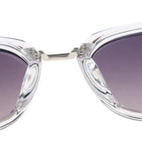 Max Cat Eye Style Women Men Polarized UV 400 Protection Sunglasses Gray Purple