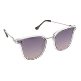 Max Cat Eye Style Women Men Polarized UV 400 Protection Sunglasses Gray Purple