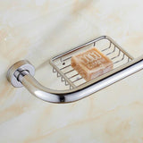 Max Maxb Bathroom Shower Toilet Bath Grab Bar Safety Handrail with Soap Dish Holder