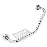Max Maxb Bathroom Shower Toilet Bath Grab Bar Safety Handrail with Soap Dish Holder